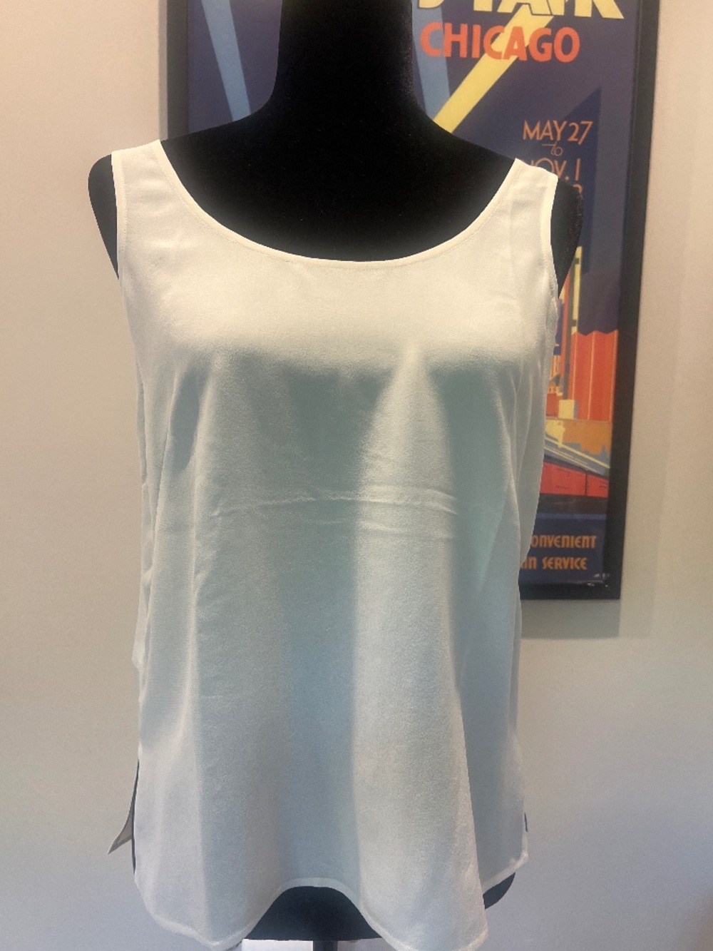 Eileen Fisher Silk Crepe de Chine Tank NWT